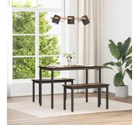 vidaXL panchina Quercia Fumosa 80 x 35 x 45 cm Legno multistrato