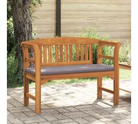 vidaXL Panchina Rosa Naturale 114 x 46 x 82,5 cm