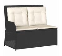 vidaXL Panchine da Giardino con Schienale reclinabile. Mobili per Esterni, Seduta per terrazza, Sedia Moderna in Rattan Sintetico con Schienale Regolabile e Comodo.