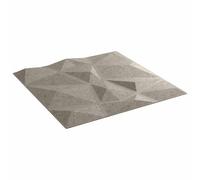 vidaXL Pannelli da parete 24 pezzi grigio cemento 50 x 50 cm schiuma XPS, decorazione camera da letto, pannelli moderni da parete, facile da pulire, funzione 3D, design personalizzato per appartamenti