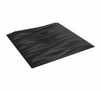 vidaXL Pannelli da parete 24 pezzi in pietra nera 50 x 50 cm in schiuma XPS, decorazione camera da letto, pannelli moderni da parete, facile da pulire, funzione 3D, design personalizzato per