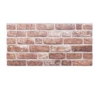 vidaXL Pannelli Murali 3D 10 pz Marrone 100x50 cm EPS