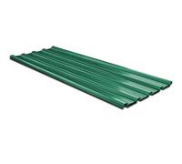 vidaXL Pannelli per Tetto 12 pcs Verde 129 x 45 cm Metallo