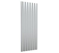 vidaXL Pannelli per Tetto 12pz in Acciaio Verniciato Argento 100x36 cm