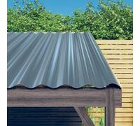 VIDAXL - Pannelli Tetto 36pz Acciaio Verniciato A Polvere Grigio 80x36cm
