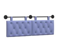 vidaXL Pannello anteriore sospeso montato a parete, jeans blu, 150 x 55 x 7 cm, in tessuto, camera da letto, testa rettangolare in tessuto, design moderno da parete, schienale morbido, risparmio di