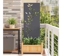 vidaXL Pannello Decorativo da Giardino Antracite 50 x 140 cm