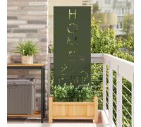 vidaXL Pannello Decorativo da Giardino Oliver verde 50 x 140 cm