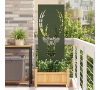vidaXL Pannello Decorativo da Giardino Oliver verde 50 x 140 cm
