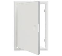 vidaXL Pannello di Accesso Bianco 33,5 x 23 x 3 cm Acciaio