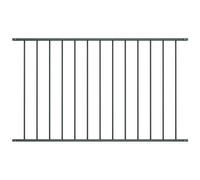 VIDAXL - Pannello Di Recinzione Acciaio Verniciato 1,7x1 M Antracite