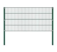 VIDAXL - Pannello Di Recinzione Con Pali In Ferro 1,7x0,8 M Verde