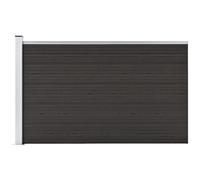 VIDAXL - Pannello Di Recinzione In Wpc 175x105 Cm Nero