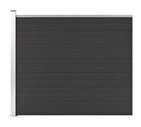 VIDAXL - Pannello Di Recinzione In Wpc 175x146 Cm Nero