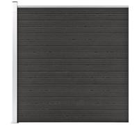 VIDAXL - Pannello di Recinzione in WPC 175x186 cm Grigio