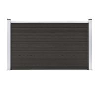 VIDAXL - Pannello Di Recinzione In Wpc 180x105 Cm Nero