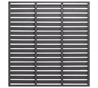 vidaXL Pannello di Recinzione in WPC 180x180 cm Grigio