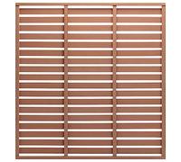 vidaXL Pannello di Recinzione in WPC 180x180 cm Marrone