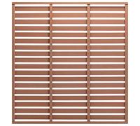vidaXL Pannello di Recinzione in WPC 180x180 cm Marrone