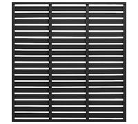 vidaXL Pannello di Recinzione in WPC 180x180 cm Nero