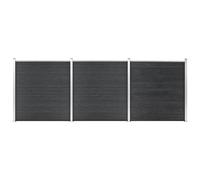 VIDAXL - Pannello Di Recinzione In Wpc 526x186 Cm Grigio