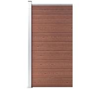 VIDAXL - Pannello Di Recinzione In Wpc 95x186 Cm Marrone
