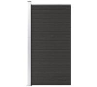 VIDAXL - Pannello Di Recinzione In Wpc 95x186 Cm Nero