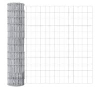 vidaXL Pannello di Recinzione Metallica Euro Durevole | 2500 X 0,2 120 cm Ferro Zincato a Caldo Barriera Moderna per Giardini e Confini Recinzione Decorativa Residenziale di Sicurezza Spazi Protetti