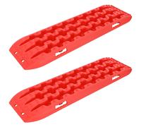 vidaXL Pannello di trazione 2 pz Rosso 106 x 30,5 x 7 cm