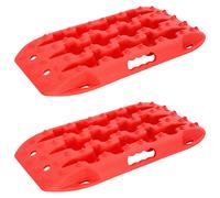 vidaXL Pannello di trazione 2 pz Rosso 57,5 x 30,5 x 5,5 cm