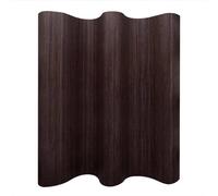 vidaXL Pannello Divisore per la Stanza Bambù Marrone Scuro 250x165 cm