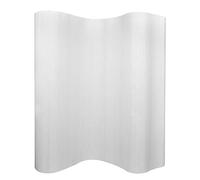 Pannello divisore per la stanza in bambù bianco 250x165 cm
