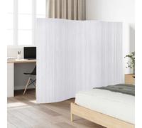 Pannello divisore per la stanza in bambù bianco 250x165 cm