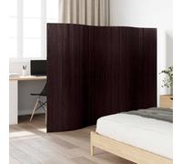 vidaXL Pannello Divisore per la Stanza Bambù Marrone Scuro 250x165 cm