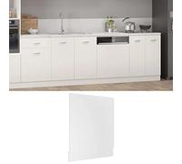 vidaXL Pannello Lavastoviglie Bianco 59,5x3x67 cm Legno Multistrato