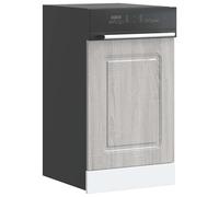 vidaXL Pannello Lavastoviglie Kalmar Grigio Sonoma 45x1,5x57 cm