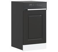 vidaXL Pannello Lavastoviglie Kalmar Nero 45x1,5x57 cm in Truciolato