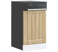 vidaXL Pannello Lavastoviglie Lucca Rovere Sonoma in Legno Multistrato