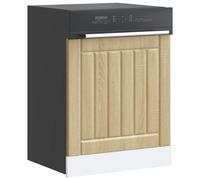 vidaXL Pannello Lavastoviglie Lucca Rovere Sonoma in Legno Multistrato