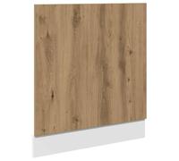 vidaXL Pannello Lavastoviglie Artigianale 60x3x67 cm Legno Multistrato, Pannello, Pannello Frontale, Pannello Porta Anteriore lavastoviglie