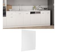 vidaXL Pannello Lavastoviglie “Lyon” Bianco 59,5x3x67 cm