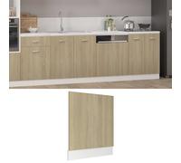 vidaXL Pannello Lavastoviglie “Lyon” Rovere Sonoma 59,5x3x67 cm