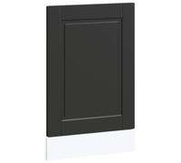 vidaXL Pannello Lavastoviglie Porto Nero 45x1,5x67 cm in Truciolato