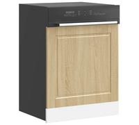 vidaXL Pannello Lavastoviglie Porto Rovere Sonoma 60x1,5x67 cm