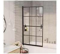 VIDAXL - Pannello Per Box Doccia In Esg 80x140 Cm Nero