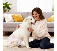vidaXL Pannolino usa e getta per cani femmina 30 pcs Bianco XL