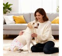 vidaXL Pannolino usa e getta per cani femmina 30 pz Bianco M