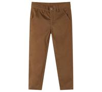 vidaXL Pantaloni da Bambino Cognac 116