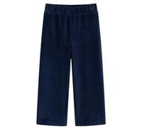 vidaXL Pantaloni da Bambino in Velluto a Coste Blu Marino 116