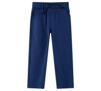vidaXL Pantaloni per Bambini con Coulisse Blu Marino 92